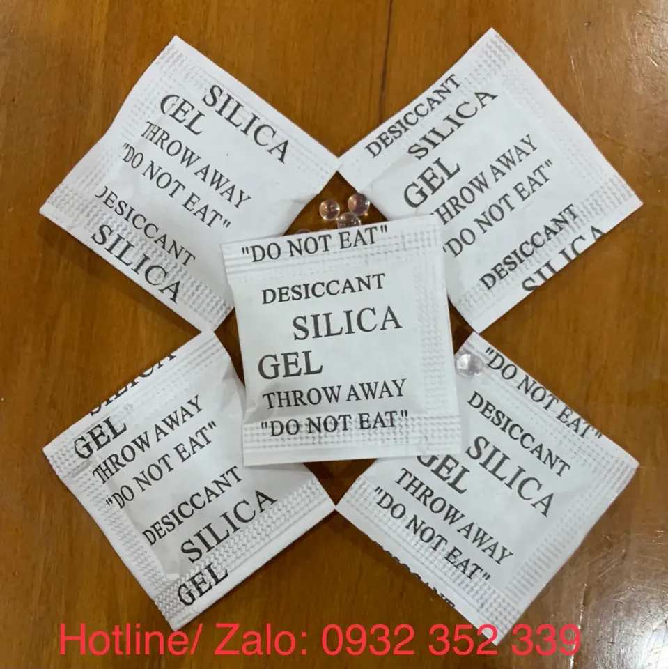 Tú hút ẩm Silica gel 1.1gr lụa đen