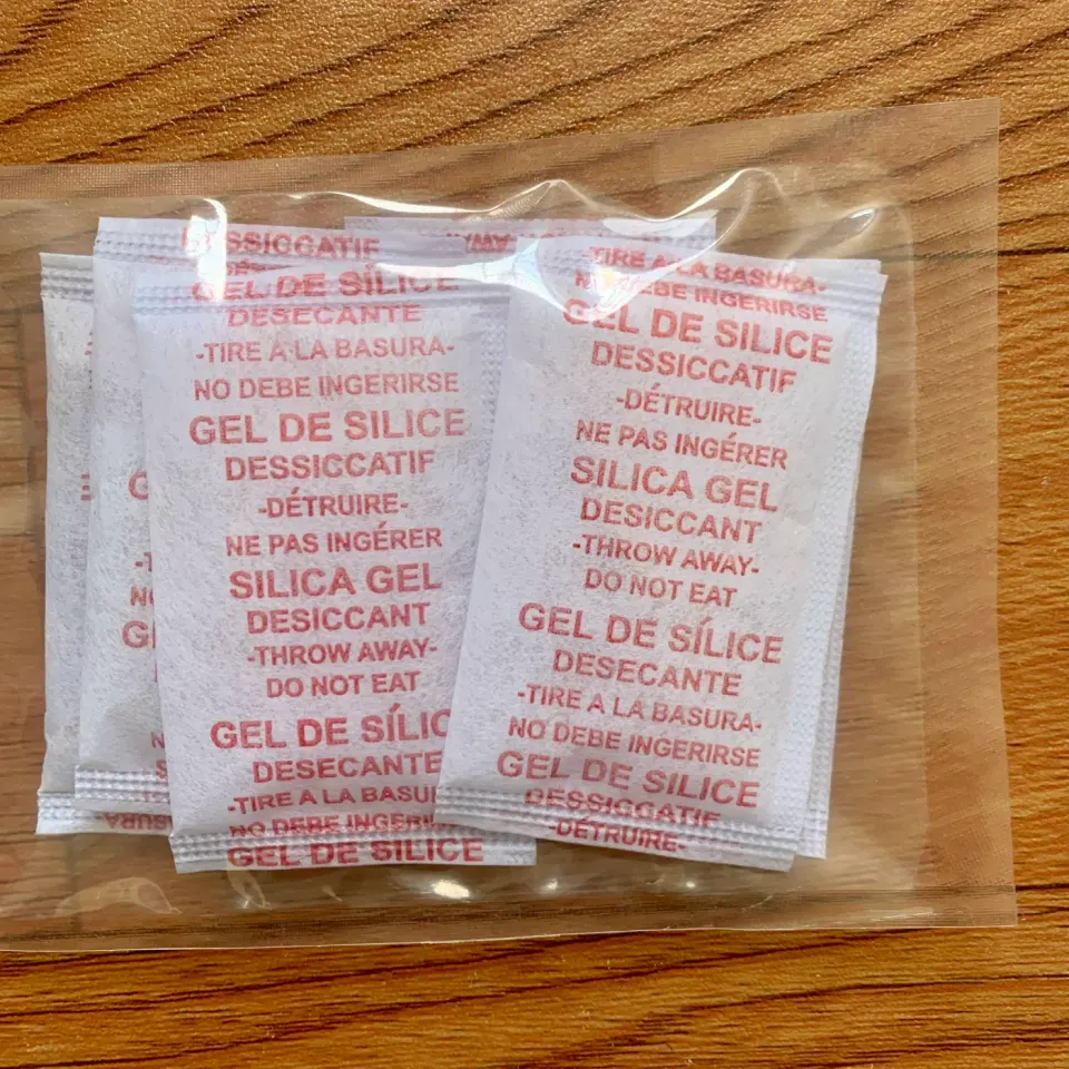 5g 硅胶干燥剂标准防潮包 - 越南铁日源头工厂实拍