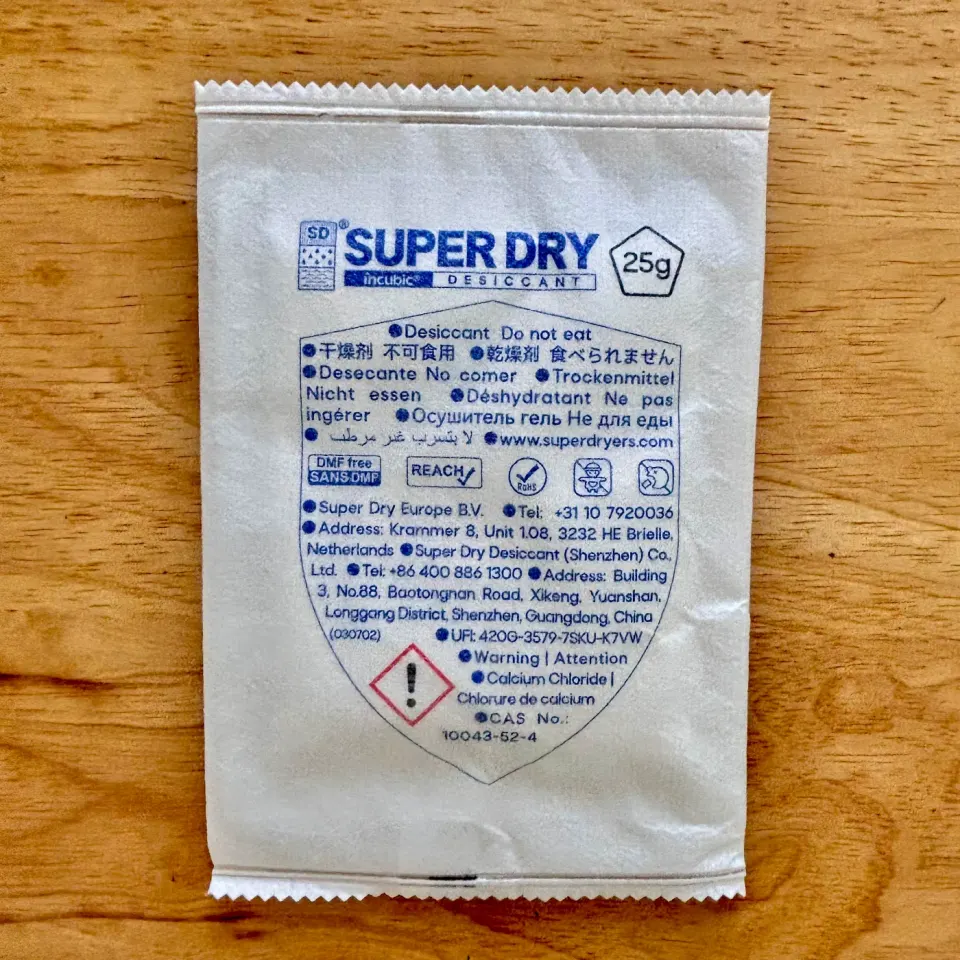 Gói bột chống ẩm Super Dry 25gr