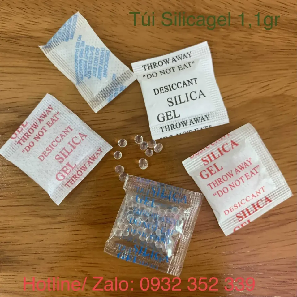Túi hút ẩm Silica gel 1,1gr