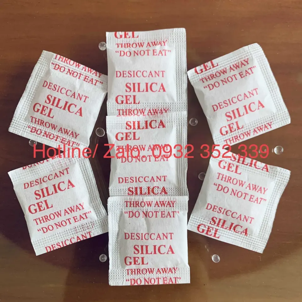 Gói hút ẩm silica gel 1,1gr- nhỏ